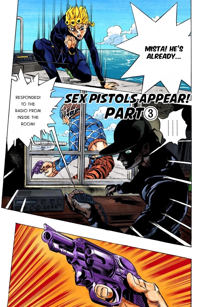 JoJo's Bizarre Adventure Part 5 - Vento Aureo (Official Colored) chapter 25 page 3