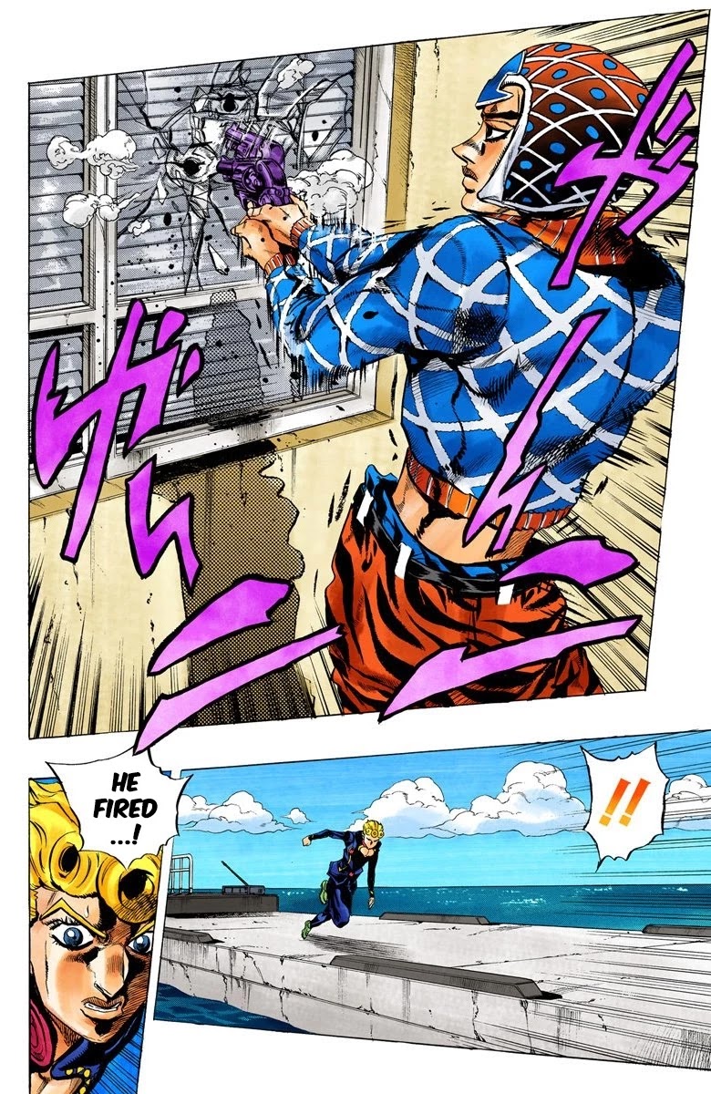 JoJo's Bizarre Adventure Part 5 - Vento Aureo (Official Colored) chapter 25 page 6