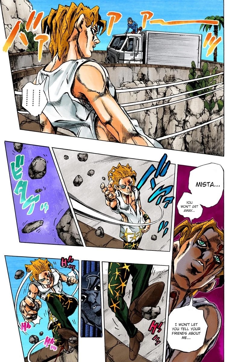 JoJo's Bizarre Adventure Part 5 - Vento Aureo (Official Colored) chapter 27 page 10