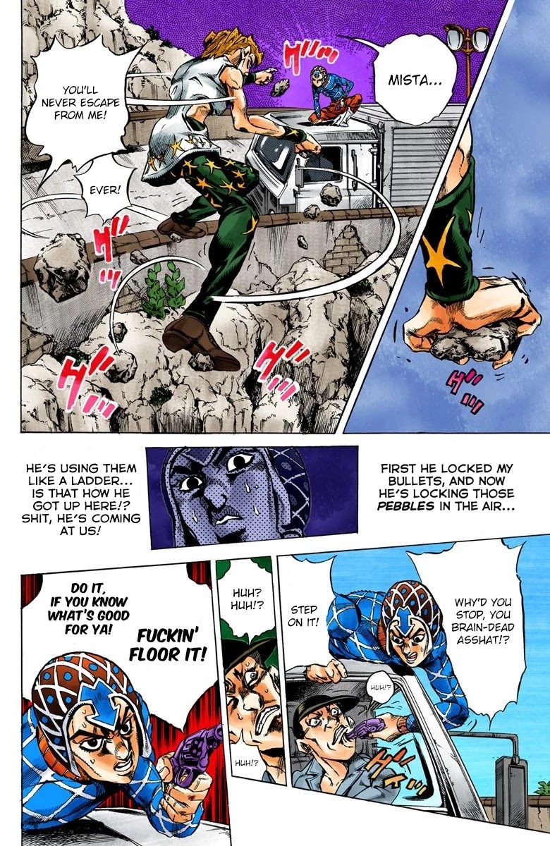 JoJo's Bizarre Adventure Part 5 - Vento Aureo (Official Colored) chapter 27 page 11