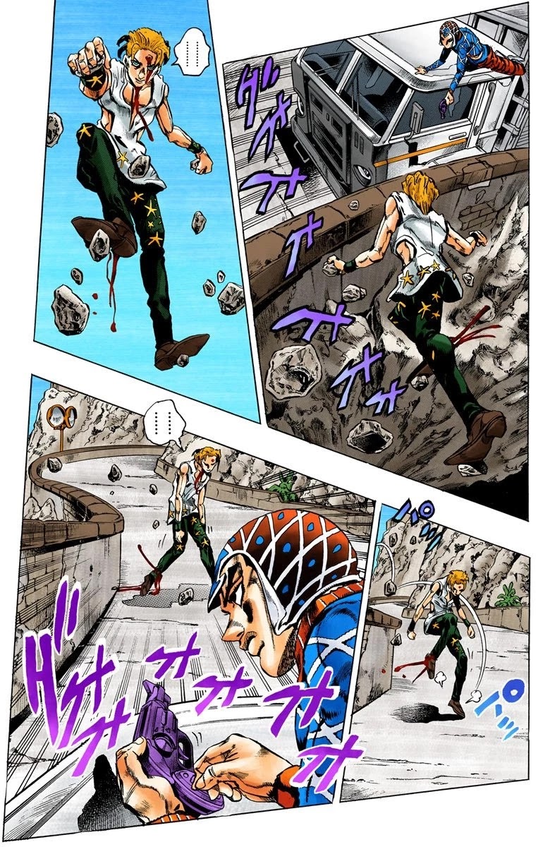 JoJo's Bizarre Adventure Part 5 - Vento Aureo (Official Colored) chapter 27 page 12