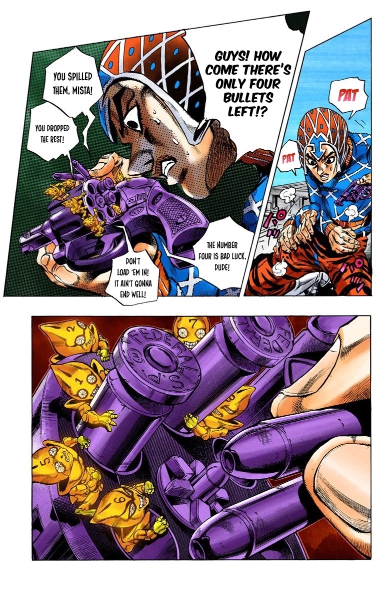 JoJo's Bizarre Adventure Part 5 - Vento Aureo (Official Colored) chapter 27 page 4