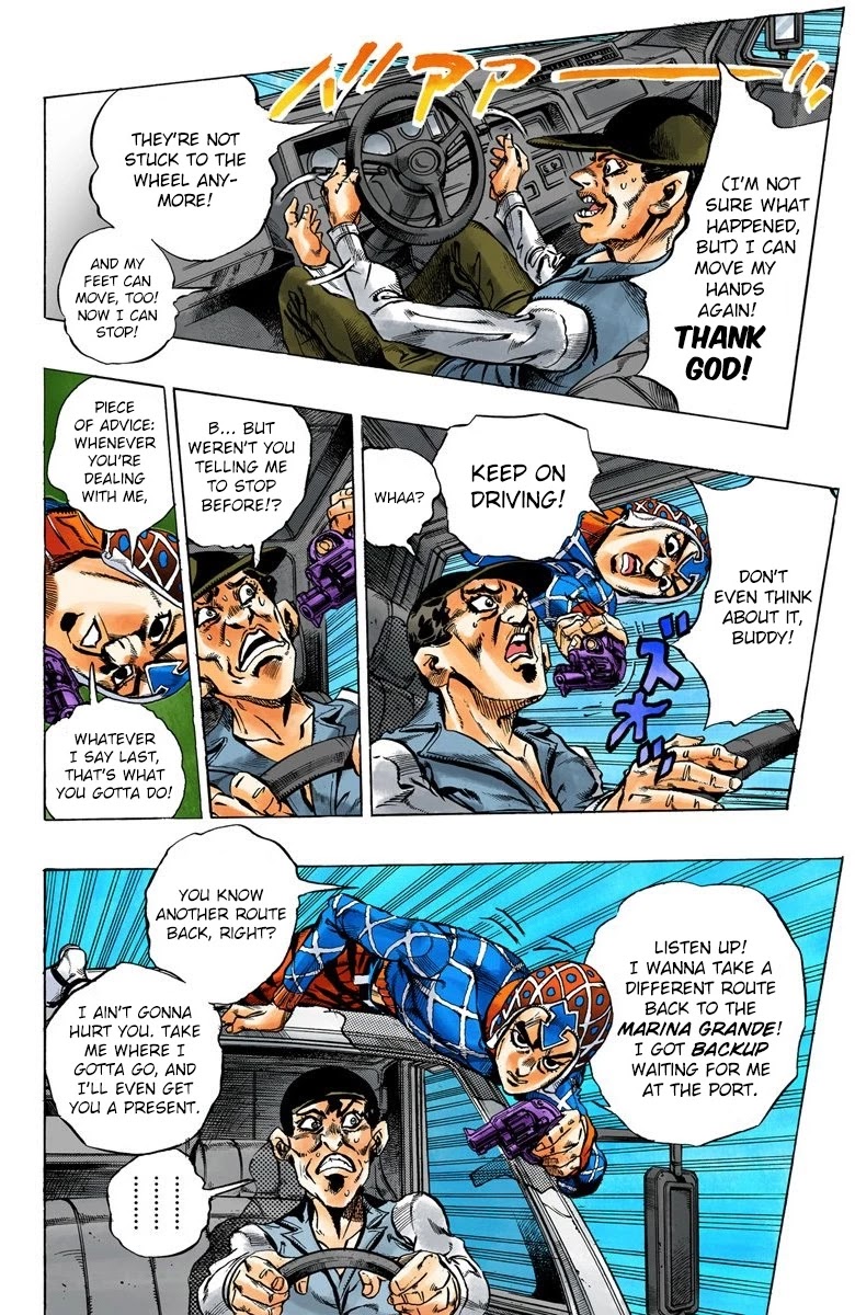 JoJo's Bizarre Adventure Part 5 - Vento Aureo (Official Colored) chapter 27 page 5