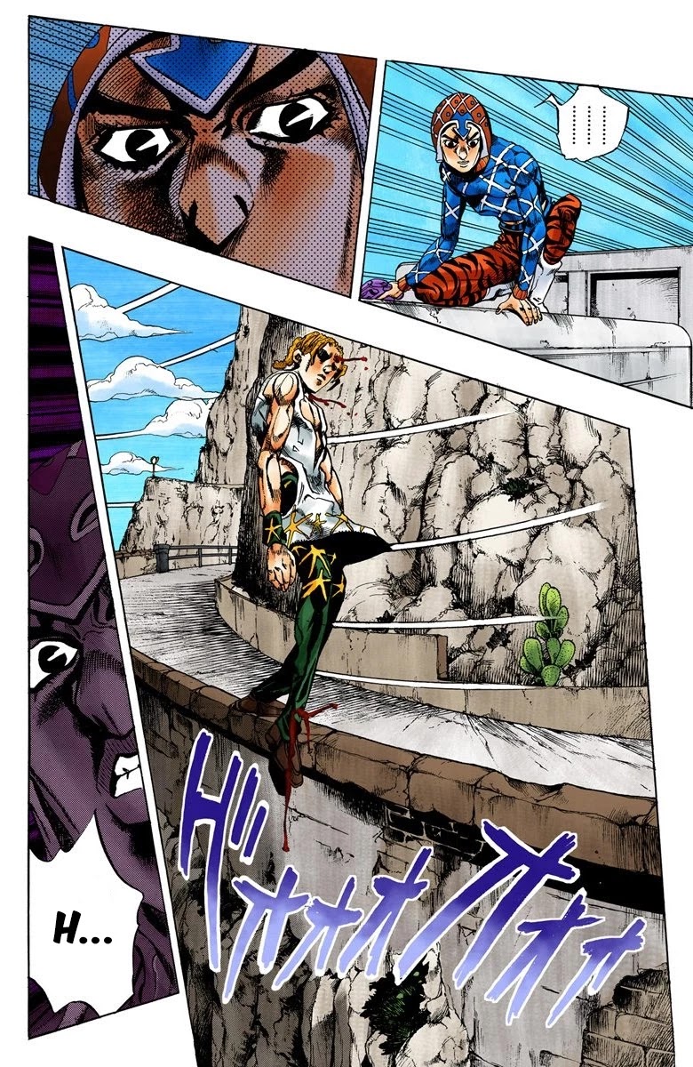 JoJo's Bizarre Adventure Part 5 - Vento Aureo (Official Colored) chapter 27 page 7