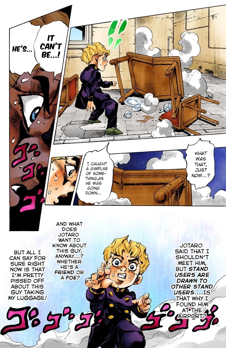 JoJo's Bizarre Adventure Part 5 - Vento Aureo (Official Colored) chapter 3 page 12