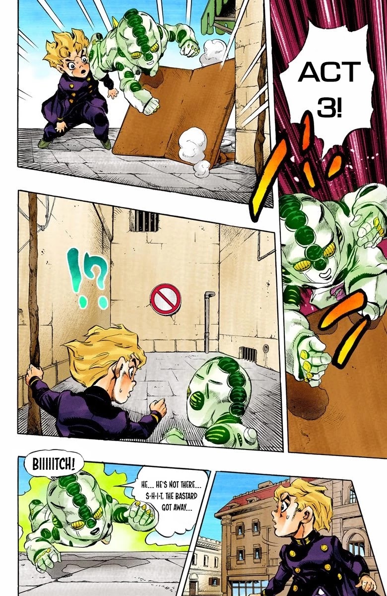 JoJo's Bizarre Adventure Part 5 - Vento Aureo (Official Colored) chapter 3 page 14