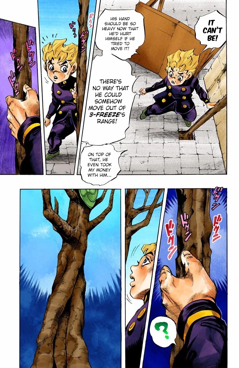 JoJo's Bizarre Adventure Part 5 - Vento Aureo (Official Colored) chapter 3 page 15