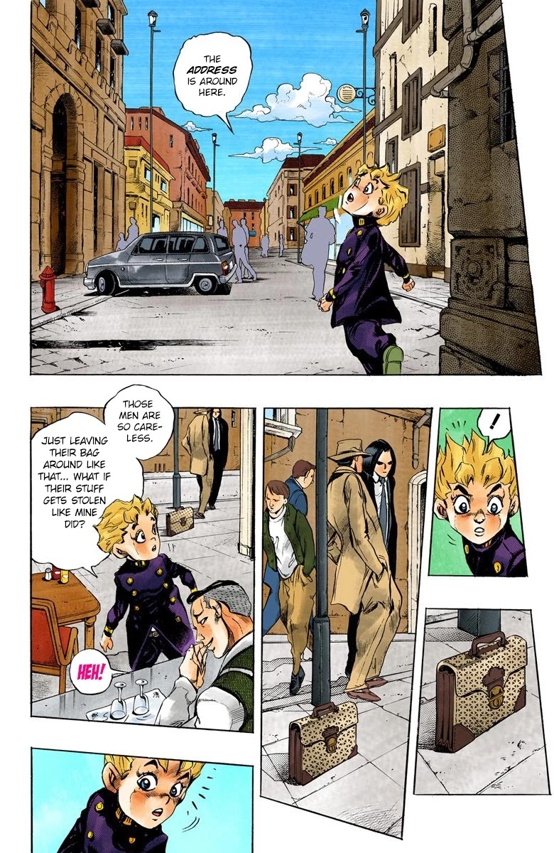 JoJo's Bizarre Adventure Part 5 - Vento Aureo (Official Colored) chapter 3 page 5