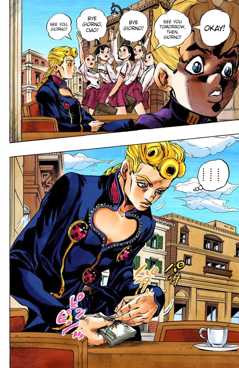 JoJo's Bizarre Adventure Part 5 - Vento Aureo (Official Colored) chapter 3 page 7