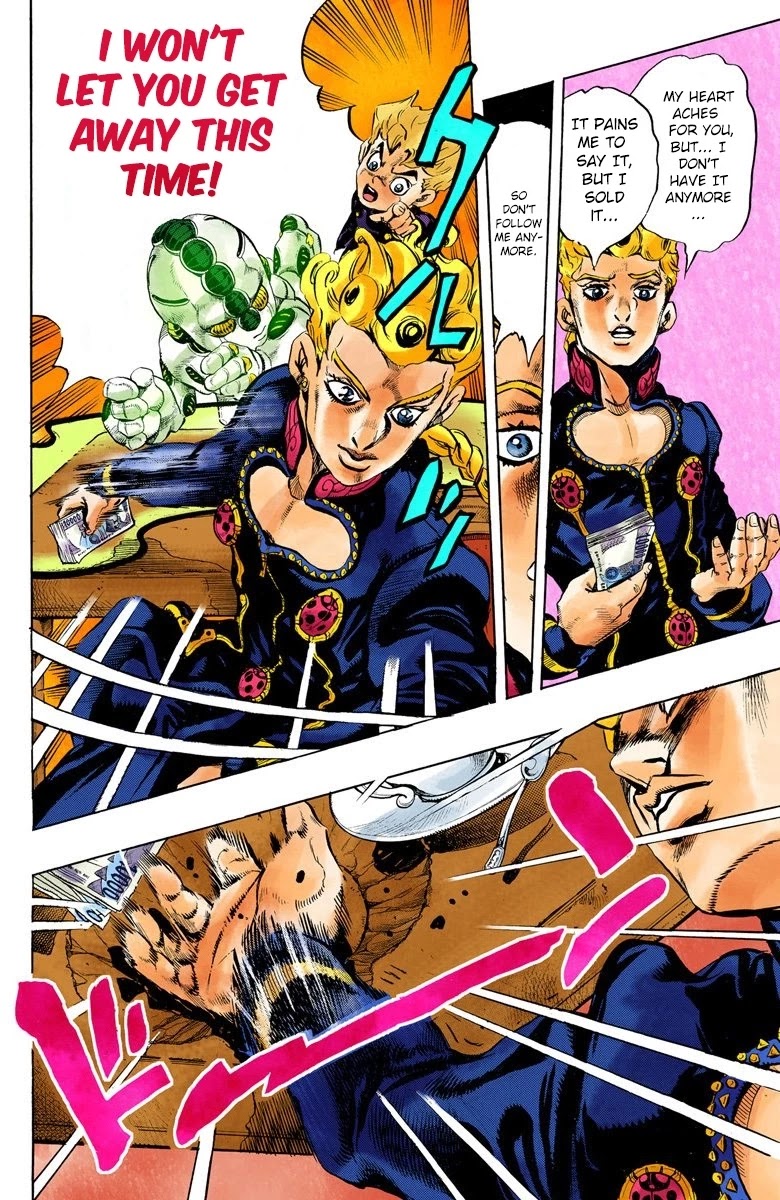 JoJo's Bizarre Adventure Part 5 - Vento Aureo (Official Colored) chapter 3 page 9