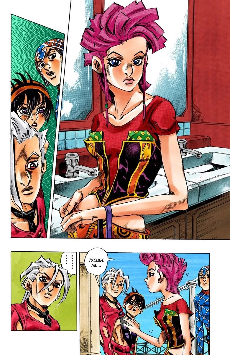 JoJo's Bizarre Adventure Part 5 - Vento Aureo (Official Colored) chapter 30 page 13