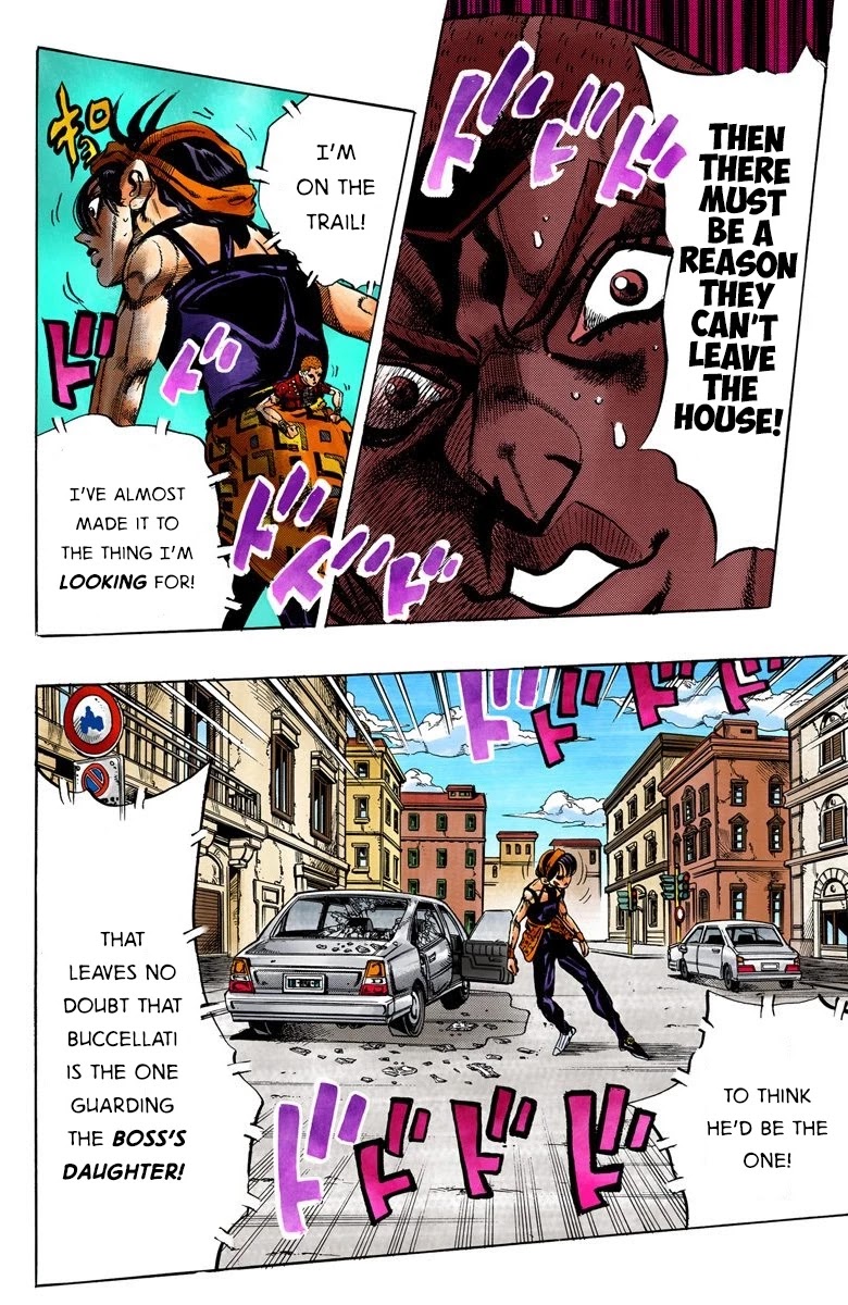 JoJo's Bizarre Adventure Part 5 - Vento Aureo (Official Colored) chapter 32 page 12