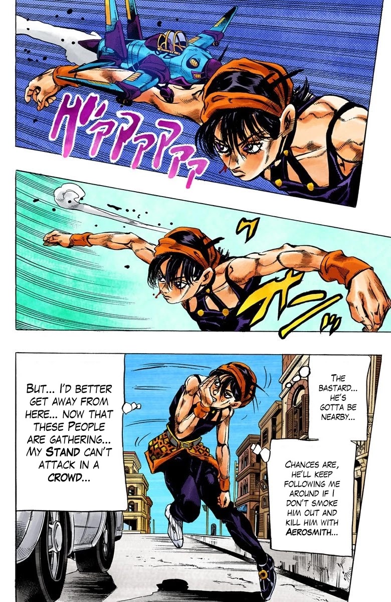 JoJo's Bizarre Adventure Part 5 - Vento Aureo (Official Colored) chapter 32 page 14