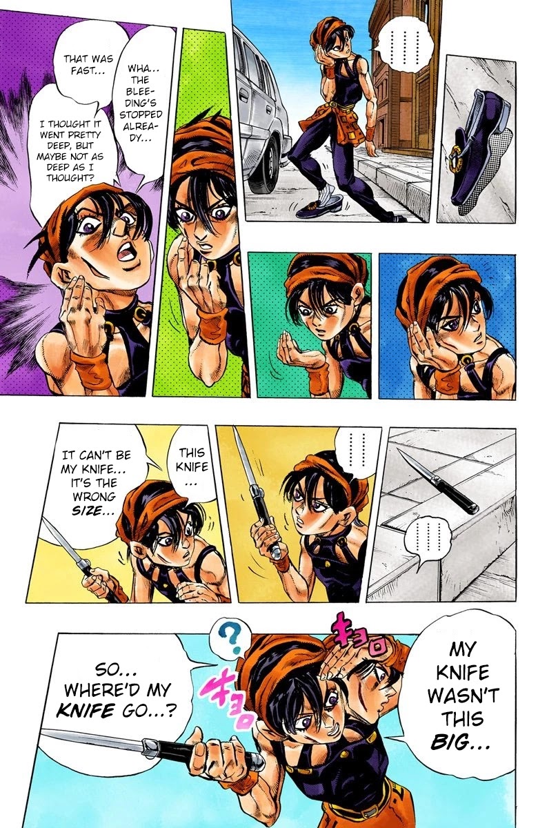 JoJo's Bizarre Adventure Part 5 - Vento Aureo (Official Colored) chapter 32 page 15