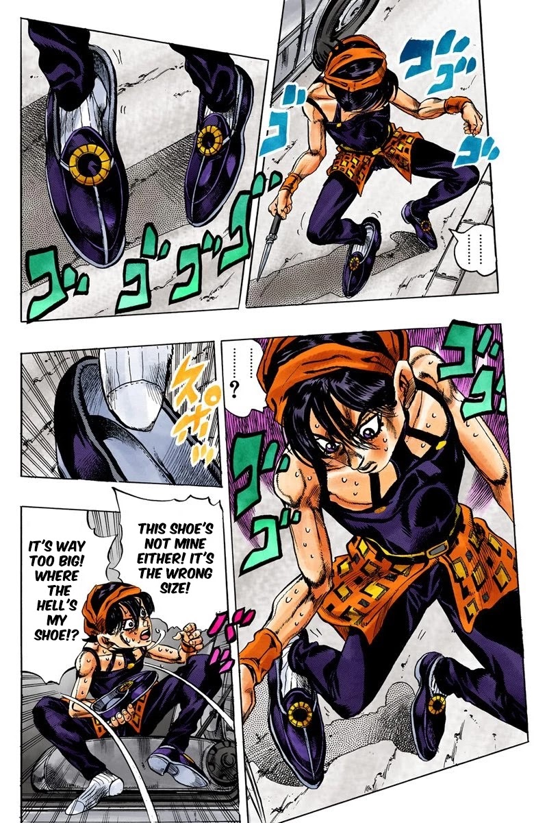 JoJo's Bizarre Adventure Part 5 - Vento Aureo (Official Colored) chapter 32 page 16