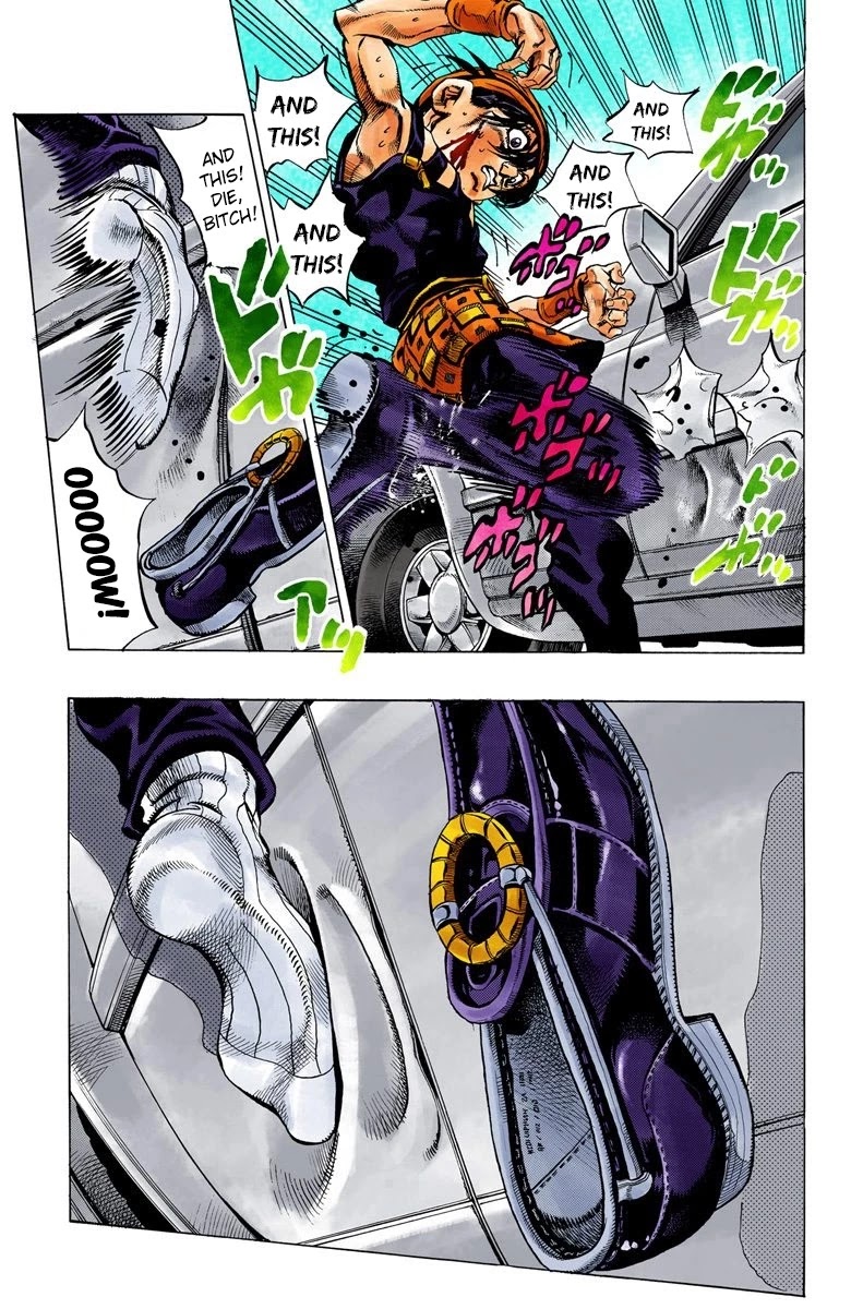 JoJo's Bizarre Adventure Part 5 - Vento Aureo (Official Colored) chapter 32 page 7