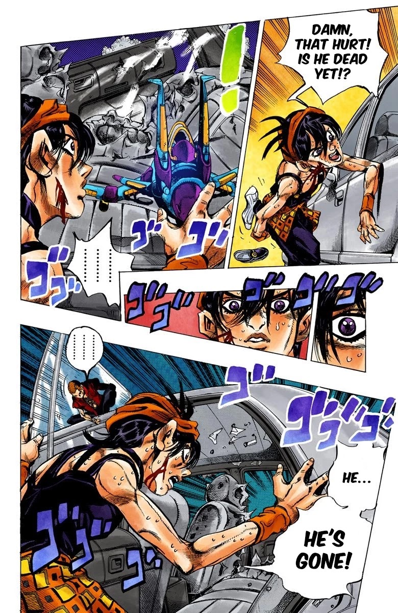 JoJo's Bizarre Adventure Part 5 - Vento Aureo (Official Colored) chapter 32 page 8