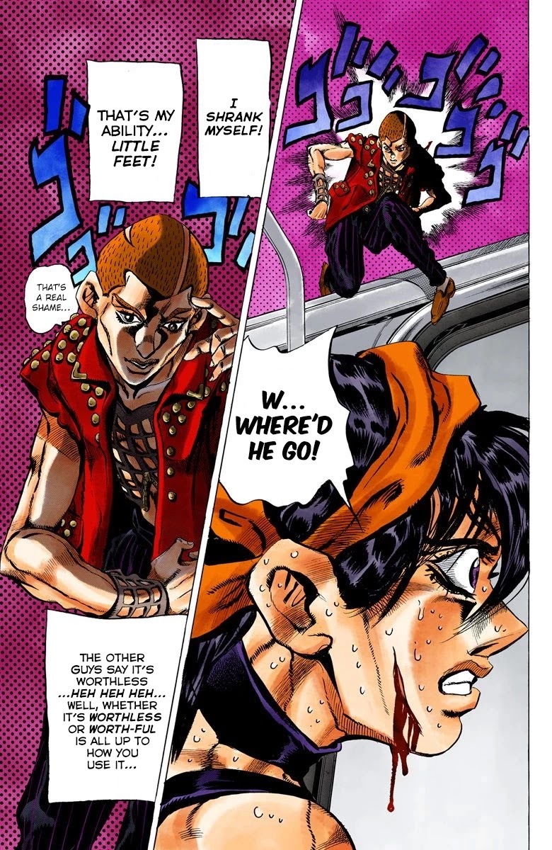 JoJo's Bizarre Adventure Part 5 - Vento Aureo (Official Colored) chapter 32 page 9