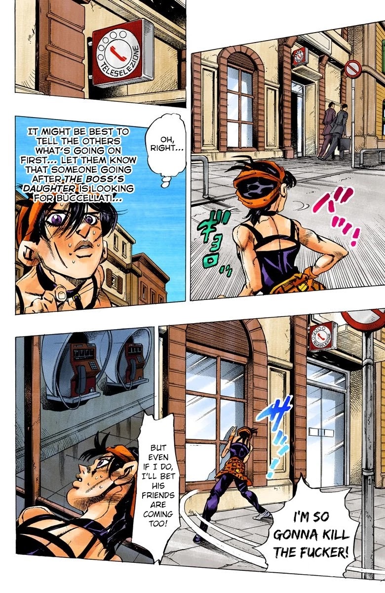 JoJo's Bizarre Adventure Part 5 - Vento Aureo (Official Colored) chapter 33 page 13