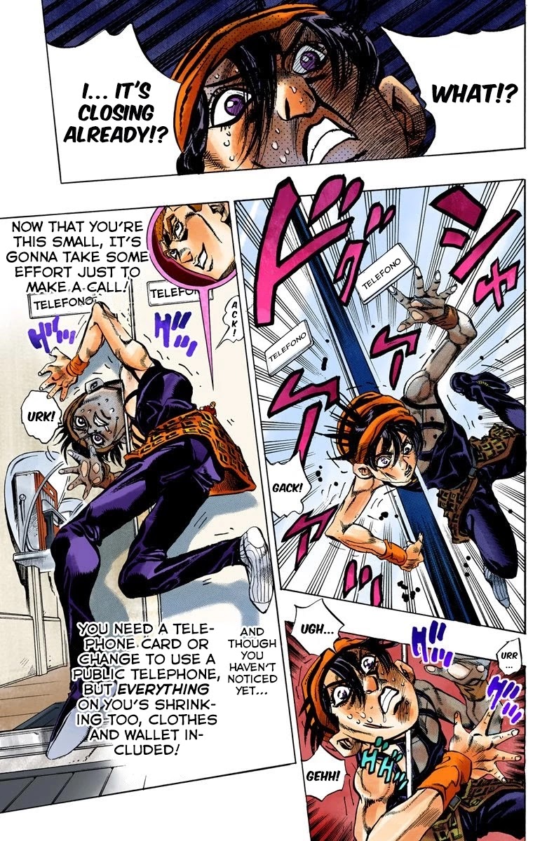 JoJo's Bizarre Adventure Part 5 - Vento Aureo (Official Colored) chapter 33 page 18