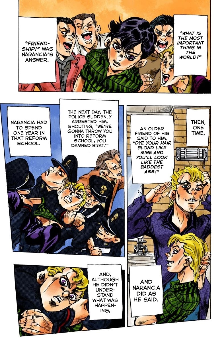 JoJo's Bizarre Adventure Part 5 - Vento Aureo (Official Colored) chapter 33 page 4