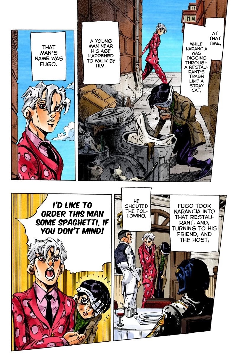 JoJo's Bizarre Adventure Part 5 - Vento Aureo (Official Colored) chapter 33 page 7