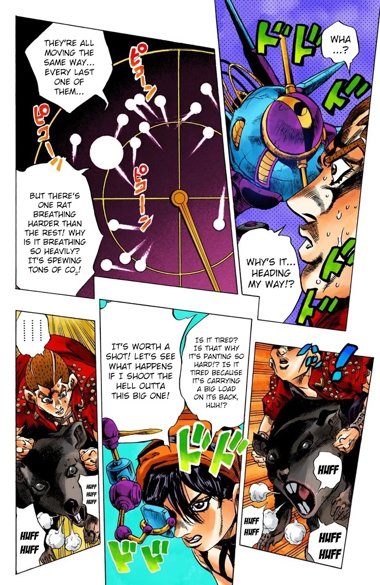 JoJo's Bizarre Adventure Part 5 - Vento Aureo (Official Colored) chapter 35 page 17