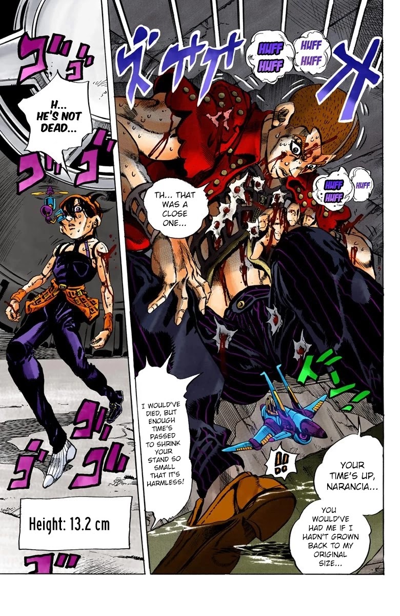 JoJo's Bizarre Adventure Part 5 - Vento Aureo (Official Colored) chapter 35 page 20