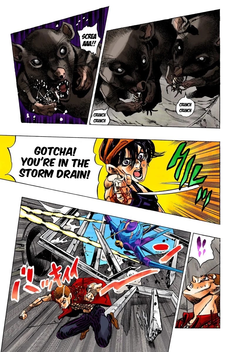 JoJo's Bizarre Adventure Part 5 - Vento Aureo (Official Colored) chapter 35 page 4