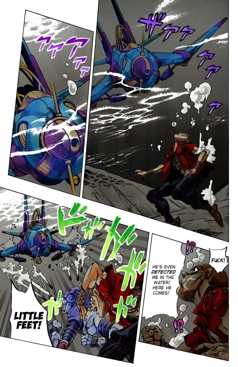 JoJo's Bizarre Adventure Part 5 - Vento Aureo (Official Colored) chapter 35 page 6