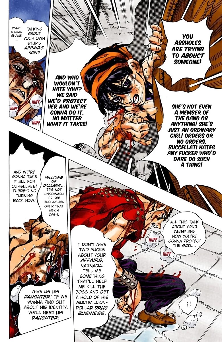 JoJo's Bizarre Adventure Part 5 - Vento Aureo (Official Colored) chapter 36 page 10