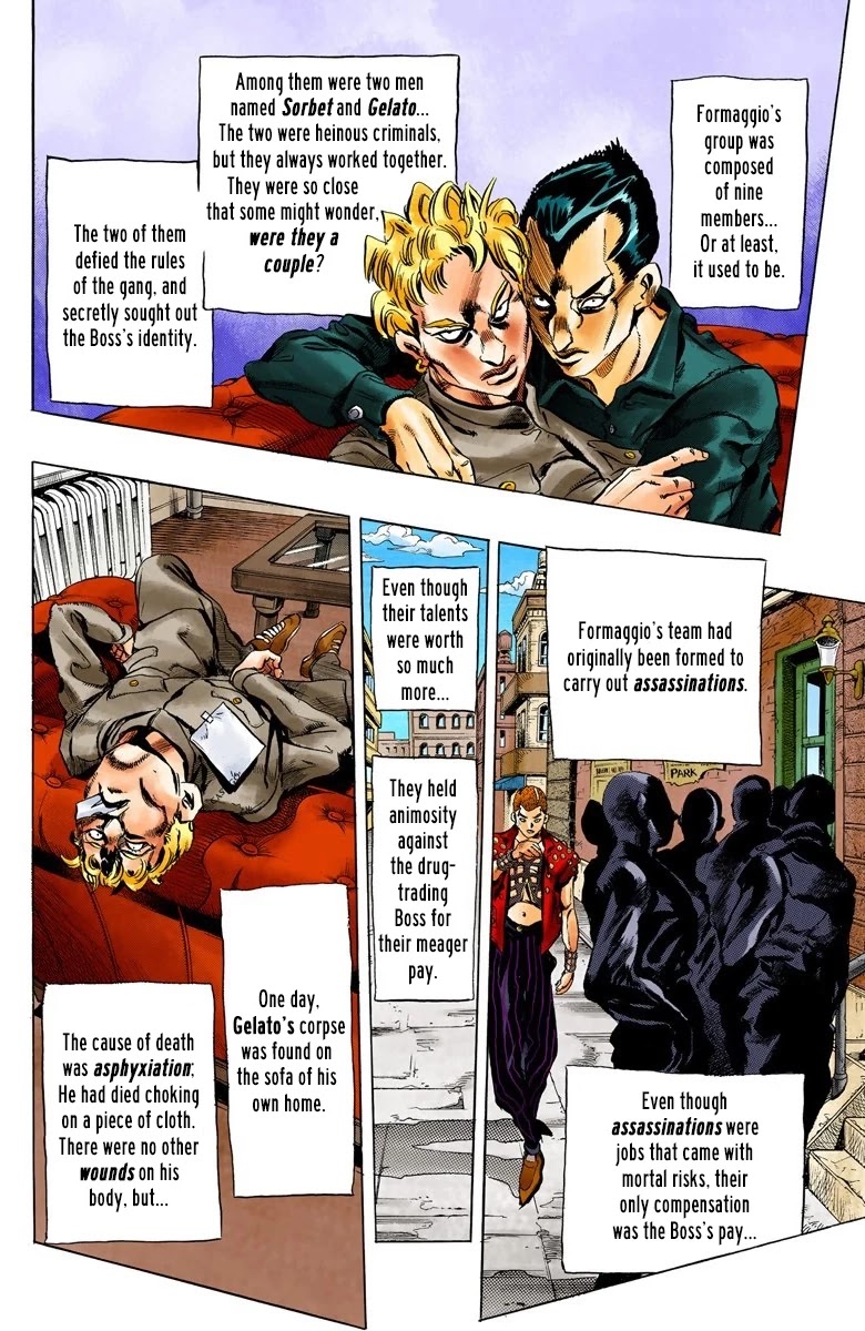 JoJo's Bizarre Adventure Part 5 - Vento Aureo (Official Colored) chapter 36 page 12