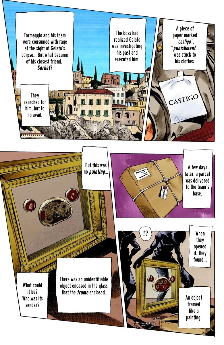 JoJo's Bizarre Adventure Part 5 - Vento Aureo (Official Colored) chapter 36 page 13