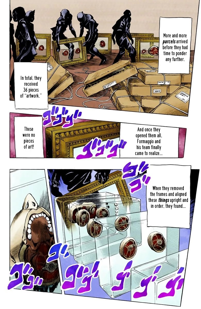 JoJo's Bizarre Adventure Part 5 - Vento Aureo (Official Colored) chapter 36 page 14