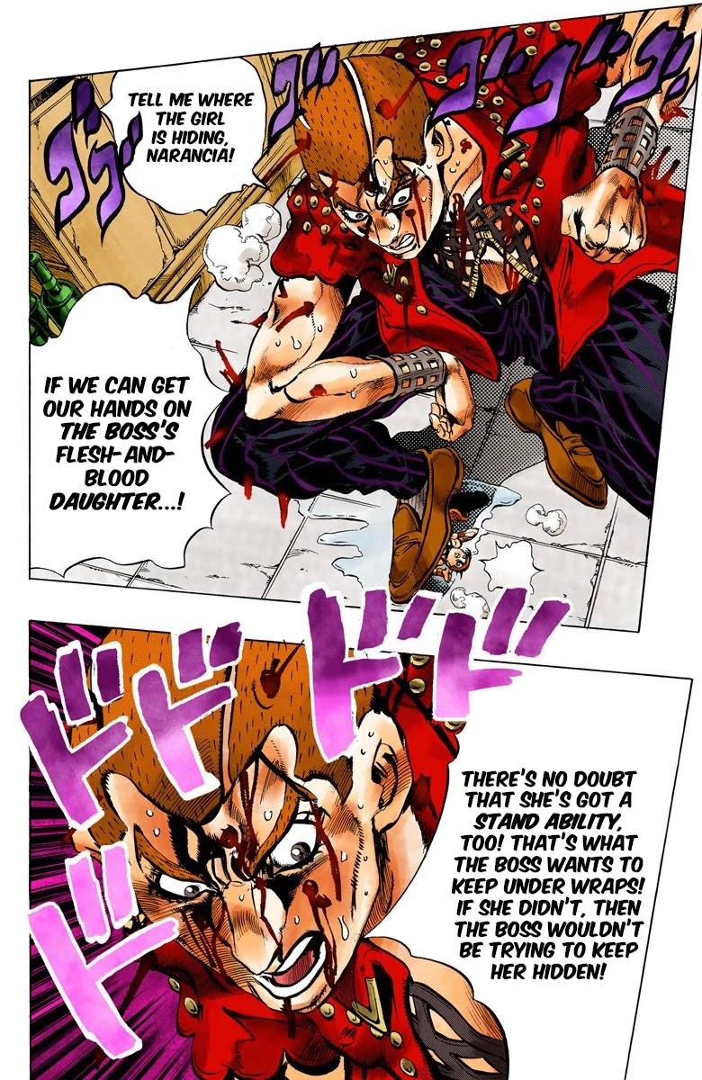 JoJo's Bizarre Adventure Part 5 - Vento Aureo (Official Colored) chapter 36 page 18