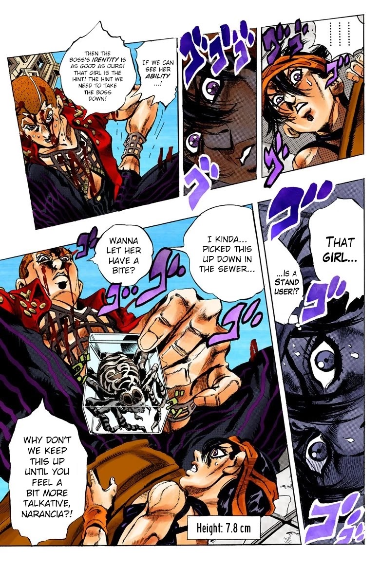 JoJo's Bizarre Adventure Part 5 - Vento Aureo (Official Colored) chapter 36 page 19