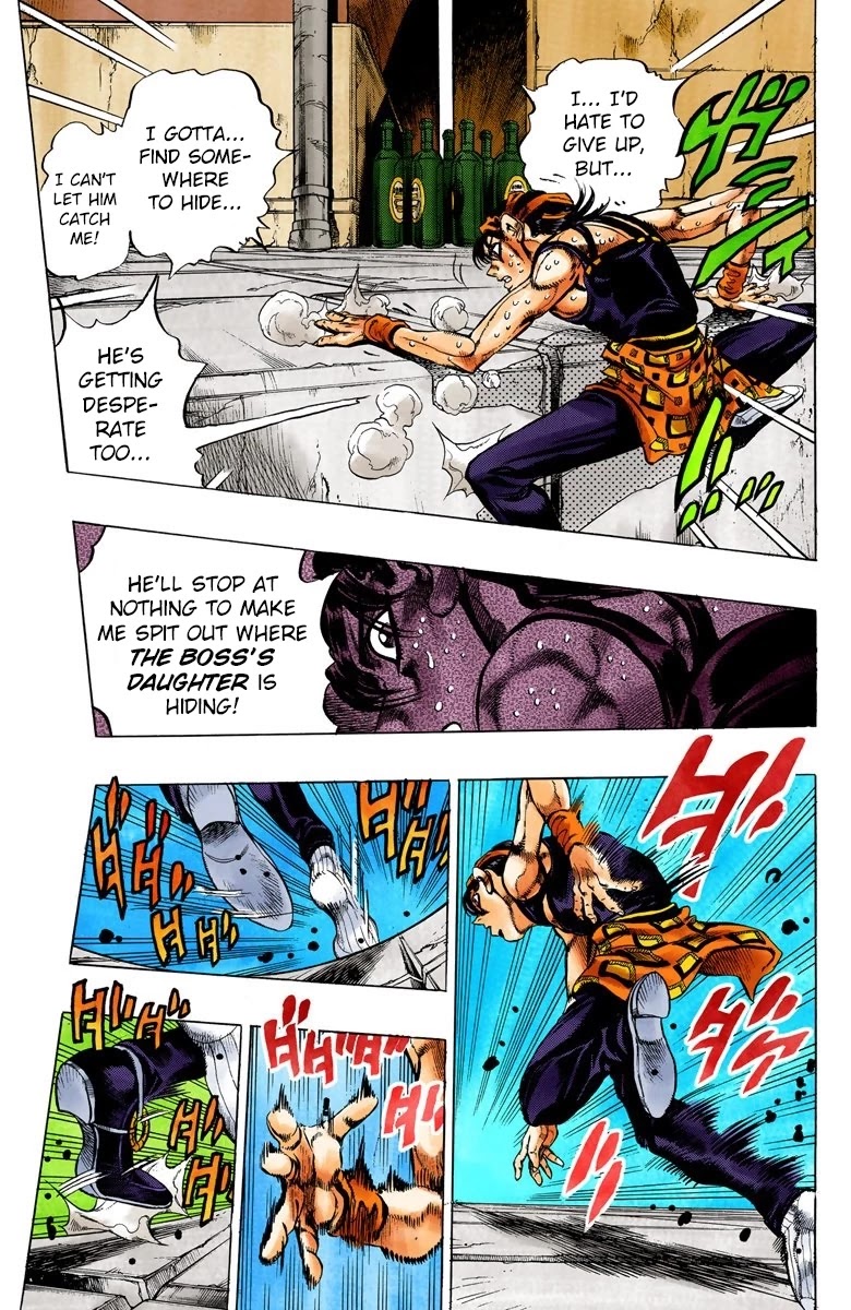 JoJo's Bizarre Adventure Part 5 - Vento Aureo (Official Colored) chapter 36 page 5