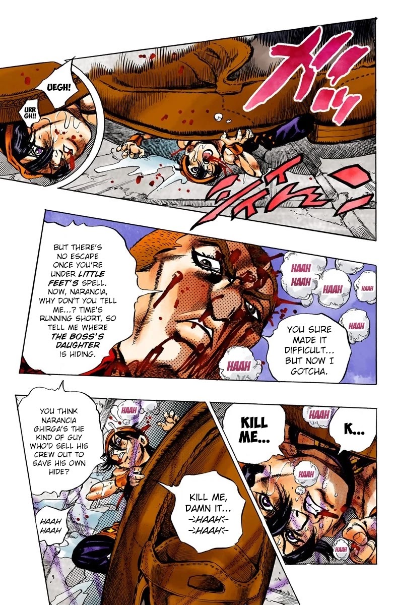 JoJo's Bizarre Adventure Part 5 - Vento Aureo (Official Colored) chapter 36 page 9