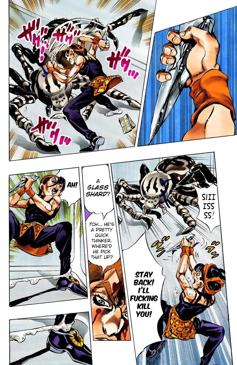 JoJo's Bizarre Adventure Part 5 - Vento Aureo (Official Colored) chapter 37 page 10