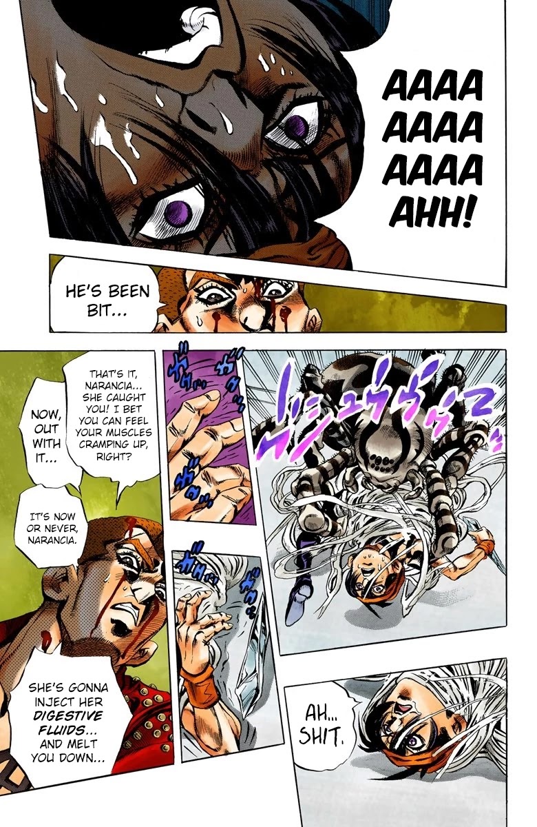 JoJo's Bizarre Adventure Part 5 - Vento Aureo (Official Colored) chapter 37 page 13