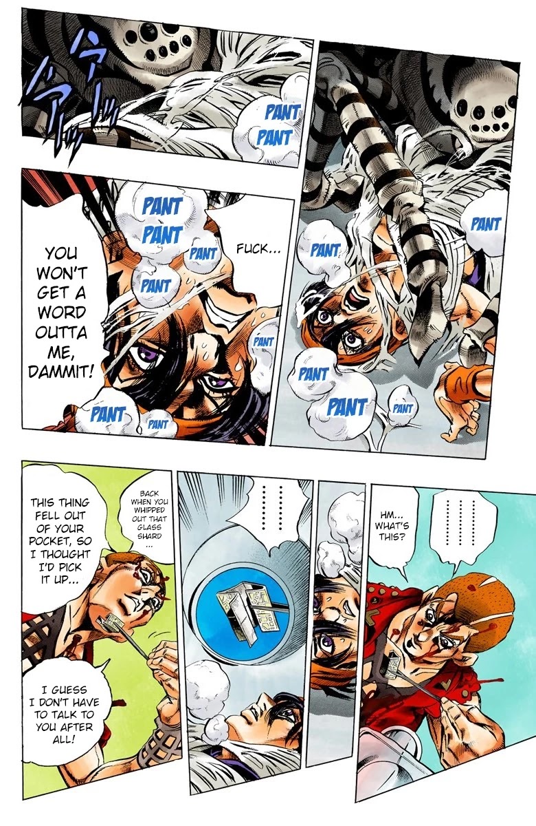 JoJo's Bizarre Adventure Part 5 - Vento Aureo (Official Colored) chapter 37 page 14