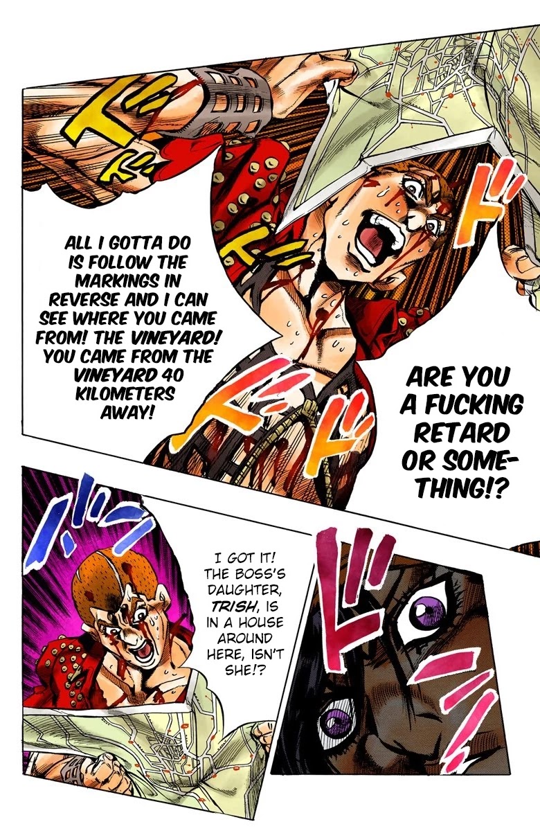 JoJo's Bizarre Adventure Part 5 - Vento Aureo (Official Colored) chapter 37 page 16