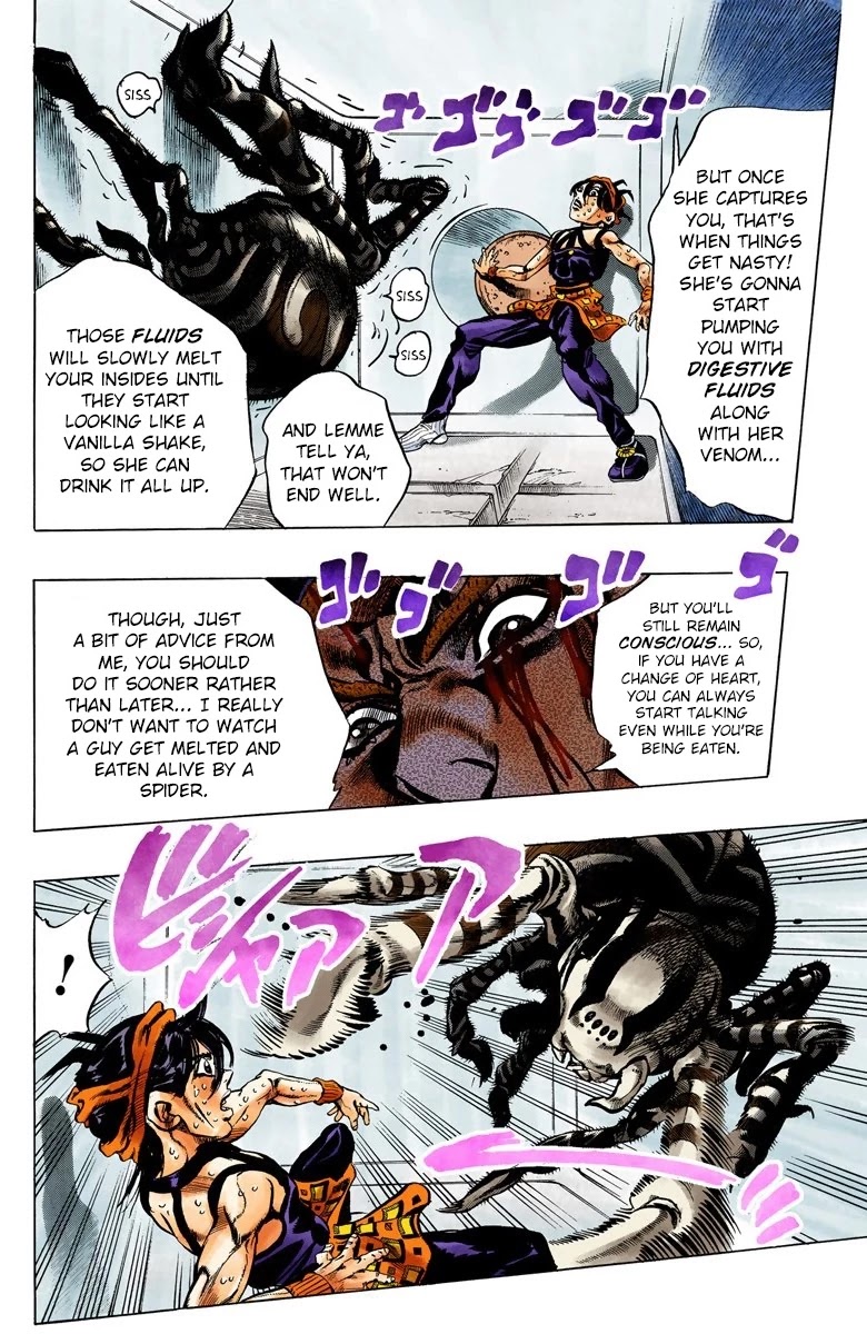 JoJo's Bizarre Adventure Part 5 - Vento Aureo (Official Colored) chapter 37 page 8