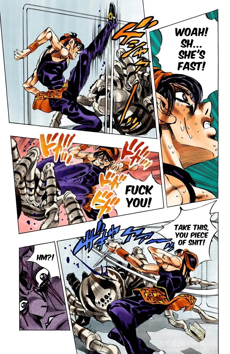 JoJo's Bizarre Adventure Part 5 - Vento Aureo (Official Colored) chapter 37 page 9