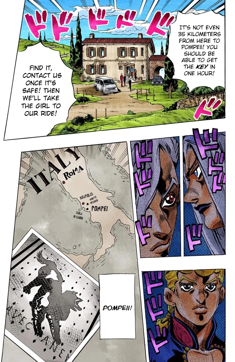 JoJo's Bizarre Adventure Part 5 - Vento Aureo (Official Colored) chapter 39 page 11