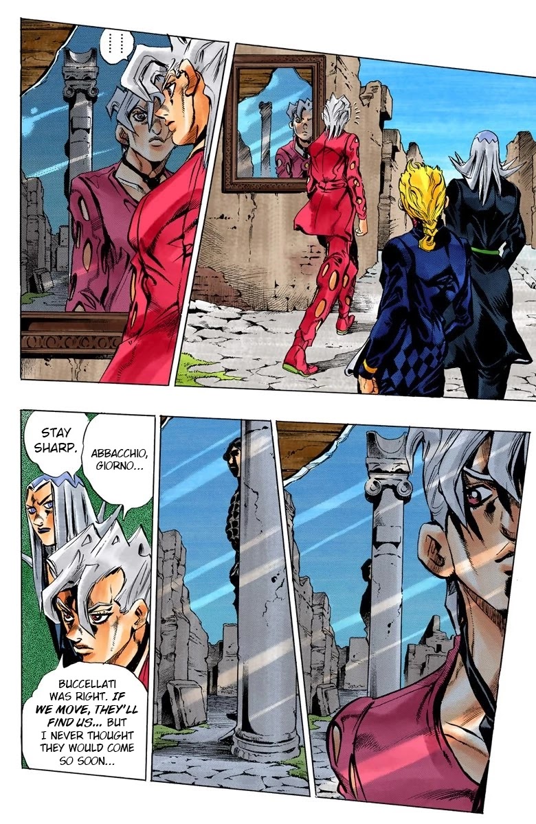 JoJo's Bizarre Adventure Part 5 - Vento Aureo (Official Colored) chapter 39 page 13