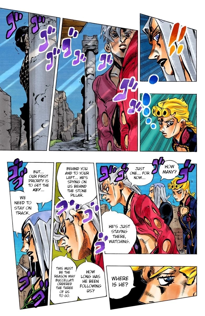 JoJo's Bizarre Adventure Part 5 - Vento Aureo (Official Colored) chapter 39 page 14