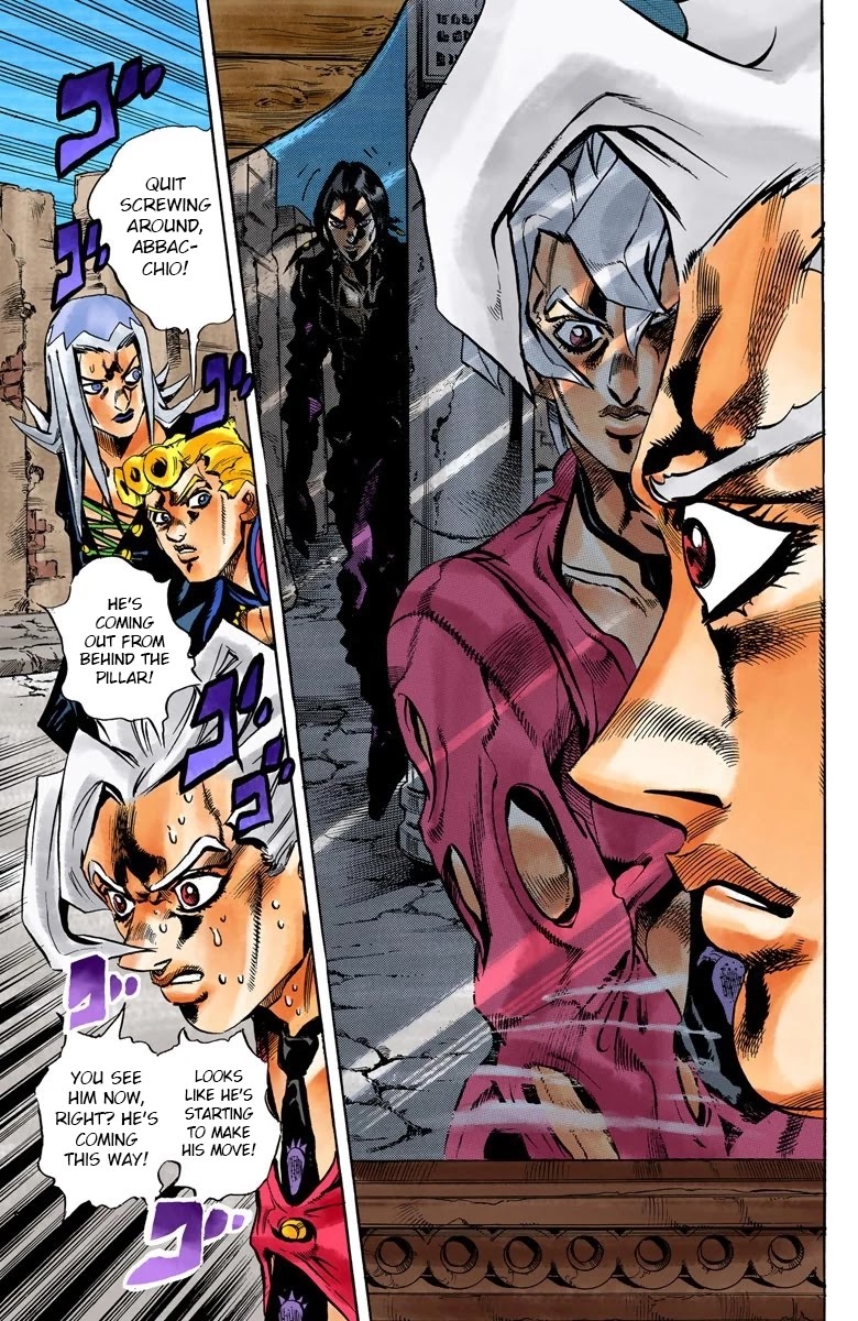 JoJo's Bizarre Adventure Part 5 - Vento Aureo (Official Colored) chapter 39 page 16