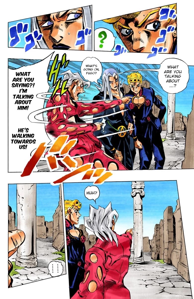 JoJo's Bizarre Adventure Part 5 - Vento Aureo (Official Colored) chapter 39 page 17