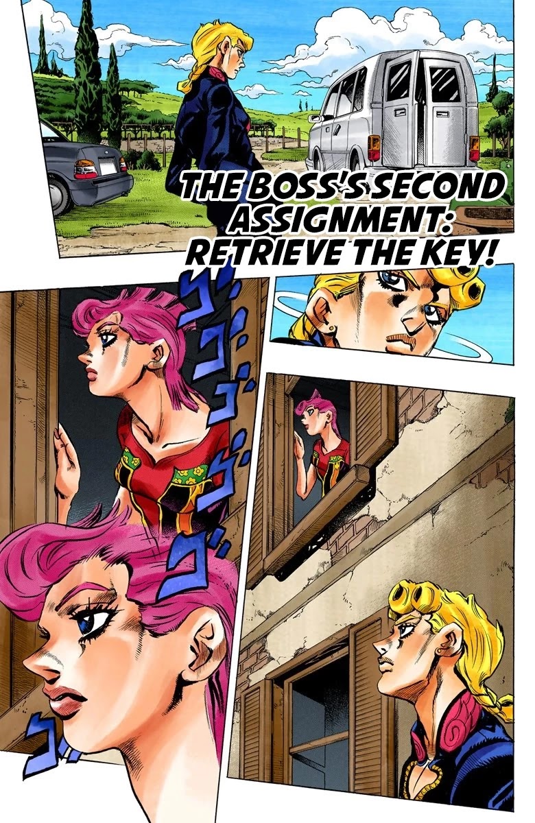 JoJo's Bizarre Adventure Part 5 - Vento Aureo (Official Colored) chapter 39 page 2